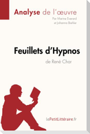 Feuillets d'Hypnos de René Char (Analyse de l'oeuvre)