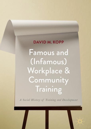 Kopp, David M.. Famous and (Infamous) Workplace and Community Training - A Social History of Training and Development. Palgrave Macmillan US, 2017.