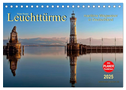 Leuchttürme - maritime Wegweiser in Deutschland (Tischkalender 2025 DIN A5 quer), CALVENDO Monatskalender