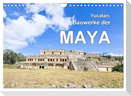 Yucatan-Bauwerke der MAYA (Wandkalender 2025 DIN A4 quer), CALVENDO Monatskalender