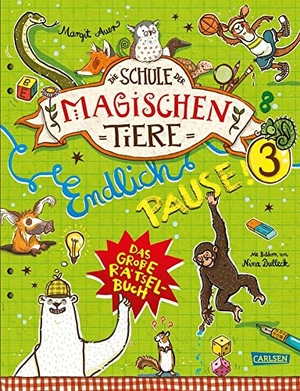 Busch, Nikki / Margit Auer. Die Schule der magischen Tiere: Endlich Pause! Das große Rätselbuch Band 3 - Bunter Rätselspaß für Kinder ab 8 Jahren | Geschenk für Fans der magischen Tiere. Carlsen Verlag GmbH, 2023.