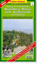 Wander- und Radwanderkarte Naturpark Fichtelgebirge, Münchberg, Selb, Weißenstadt und Umgebung 1 : 35 000