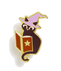 Witchy Cat Enamel Pin