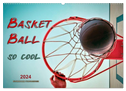 Basketball - so cool (Wandkalender 2024 DIN A2 quer), CALVENDO Monatskalender