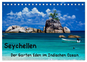 Seychellen - Der Garten Eden im Indischen Ozean (Tischkalender 2025 DIN A5 quer), CALVENDO Monatskalender