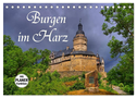 Burgen im Harz (Tischkalender 2025 DIN A5 quer), CALVENDO Monatskalender