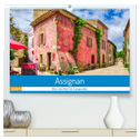 Assignan - Das rote Dorf im Languedoc (hochwertiger Premium Wandkalender 2024 DIN A2 quer), Kunstdruck in Hochglanz