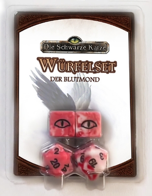 Niemand. Die Schwarze Katze - Würfelset - Der Blutmond. Ulisses Spiel & Medien, 2024.