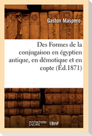 Des Formes de la conjugaison en égyptien antique, en démotique et en copte (Éd.1871)