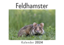 Feldhamster (Wandkalender 2024, Kalender DIN A4 quer, Monatskalender im Querformat mit Kalendarium, Das perfekte Geschenk)