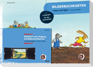 Bilderbuchkarten 'Hase und Igel' von Axel Scheffler
