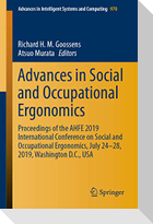 Advances in Social and Occupational Ergonomics