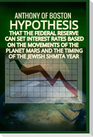 Hypothesis that the Federal Reserve can set interest rates based on the movements of the planet Mars and the timing of the Jewish Shmita year