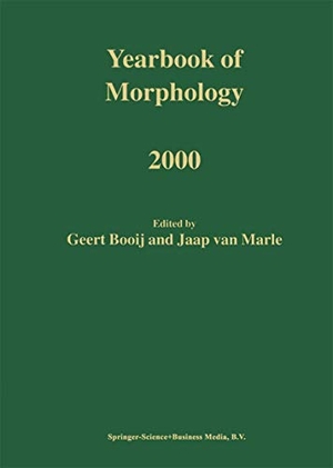 Marle, Jaap Van / G. E. Booij (Hrsg.). Yearbook of Morphology 2000. Springer Netherlands, 2010.