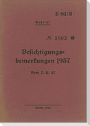 D 81/3+ Besichtigungsbemerkungen 1937 - Geheim