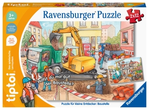 Ravensburger tiptoi Puzzle 00137 Puzzle für kleine Entdecker: Baustelle, Puzzle für Kinder ab 3 Jahren, für 1 Spieler. Ravensburger Spieleverlag, 2022.