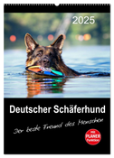 Deutscher Schäferhund - Der beste Freund des Menschen (Wandkalender 2025 DIN A2 hoch), CALVENDO Monatskalender
