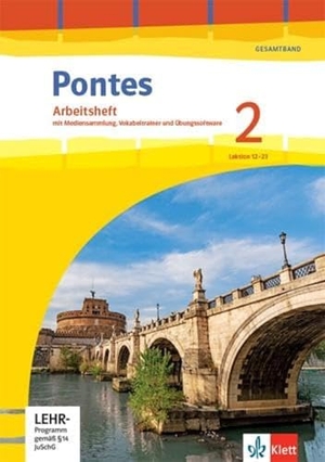 Pontes Gesamtband 2. Arbeitsheft mit Mediensammlung und Vokabeltrainer 2. Lernjahr - Arbeitsheft mit Mediensammlung, Vokabeltrainer und Übungssoftware 2. Lernjahr. Klett Ernst /Schulbuch, 2021.