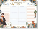 Harry Potter: Floral Fantasy Weekly Planner Notepad