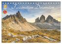 Faszination Dolomiten (Tischkalender 2025 DIN A5 quer), CALVENDO Monatskalender