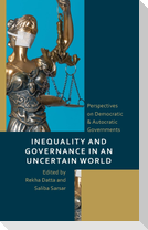 Inequality and Governance in an Uncertain World