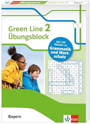 Green Line 2 Bayern Klasse 6 - Übungsblock zum Schulbuch - 150 Rätsel zu Grammatik und Wortschatz. Klett Lerntraining, 2024.