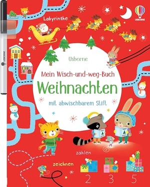 Robson, Kirsteen. Mein Wisch-und-weg-Buch: Weihnachten - mit abwischbarem Stift. Usborne Verlag, 2017.