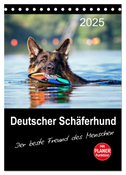 Deutscher Schäferhund - Der beste Freund des Menschen (Tischkalender 2025 DIN A5 hoch), CALVENDO Monatskalender