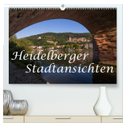 Heidelberger Stadtansichten (hochwertiger Premium Wandkalender 2024 DIN A2 quer), Kunstdruck in Hochglanz