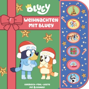 Phoenix International Publications Germany GmbH (Hrsg.). Bluey - Weihnachten mit Bluey - Soundbuch mit Fühlleiste und 6 Geräuschen für Kinder ab 3 Jahren. Phoenix Int Publications, 2026.