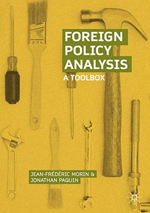 Paquin, Jonathan / Jean-Frédéric Morin. Foreign Policy Analysis - A Toolbox. Springer International Publishing, 2018.