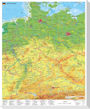 Deutschland physisch 1 : 750 000