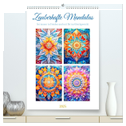 Zauberhafte Mandalas (hochwertiger Premium Wandkalender 2025 DIN A2 hoch), Kunstdruck in Hochglanz