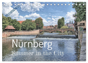 Nürnberg - Summer in the City (Tischkalender 2025 DIN A5 quer), CALVENDO Monatskalender