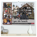 S ganz Johr Fasnacht (hochwertiger Premium Wandkalender 2025 DIN A2 quer), Kunstdruck in Hochglanz