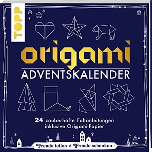 Frechverlag. Origami Adventskalender - 24 zauberhafte Faltanleitungen inklusive Origami-Papier. Frech Verlag GmbH, 2021.