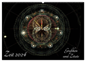 Zeit 2024 - Grafiken und Zitate (Wandkalender 2024 DIN A2 quer), CALVENDO Monatskalender