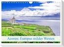 Azoren: Europas milder Westen (Wandkalender 2025 DIN A4 quer), CALVENDO Monatskalender
