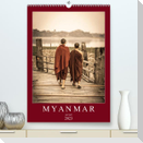 MYANMAR SPIRITUELL 2023 (Premium, hochwertiger DIN A2 Wandkalender 2023, Kunstdruck in Hochglanz)