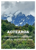 Aotearoa - atemberaubende Landschaften im Land der langen weißen Wolke (Wandkalender 2024 DIN A3 hoch), CALVENDO Monatskalender
