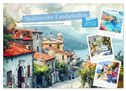 Mediterrane Landschaften (Wandkalender 2025 DIN A3 quer), CALVENDO Monatskalender