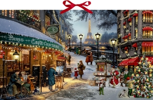 Wand-Adventskalender - Romantische Weihnachten in Paris. Coppenrath, 2026.