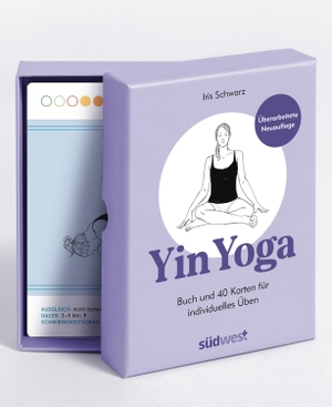 Schwarz, Iris. Yin Yoga - In der Ruhe liegt die Kraft. Buch und 40 Karten. Die Kartenbox für individuelles Üben. Überarbeitete Neuausgabe. Suedwest Verlag, 2026.