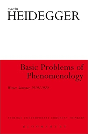 Heidegger, Martin. Basic Problems of Phenomenology - Winter Semester 1919/1920. Bloomsbury Academic, 2013.