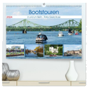 Bootstouren in und um Berlin (hochwertiger Premium Wandkalender 2024 DIN A2 quer), Kunstdruck in Hochglanz