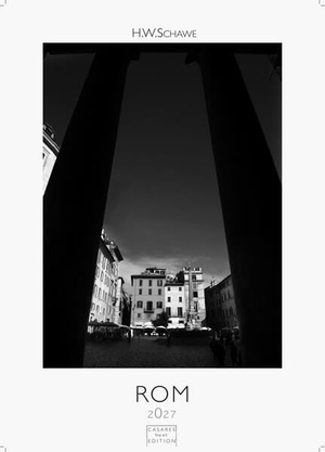 Schawe, H. W.. Rom schwarz-weiss Kalender 2027 - Wandkalender | Fotokalender Italien 59x42cm Grosses Format - . mit Historischen Motiven - Perfekt für Kunst, Architektur & Rom-Liebhaber. Casares Fine Art Edition, 2026.