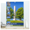 BOSTON Historie und urbane Idylle (hochwertiger Premium Wandkalender 2024 DIN A2 hoch), Kunstdruck in Hochglanz