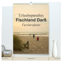 Urlaubsparadies Fischland Darß - Familienplaner (hochwertiger Premium Wandkalender 2024 DIN A2 hoch), Kunstdruck in Hochglanz