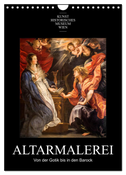 Altarmalerei (Wandkalender 2024 DIN A4 hoch), CALVENDO Monatskalender