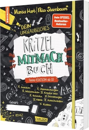 Hart, Marisa / Nico Sternbaum. #buch4you: Dein unglaubliches Kritzel-Mitmach-Buch. Carlsen Verlag GmbH, 2025.